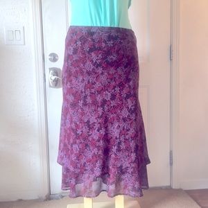 White stag purple skirt